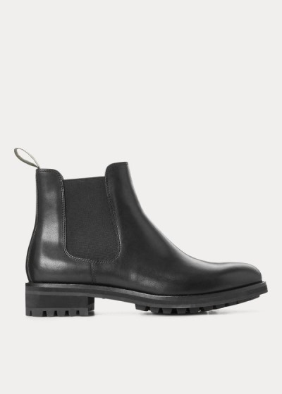 Pánské Chelsea Boots Polo Ralph Lauren Bryson Kožené - 08715-LGKB